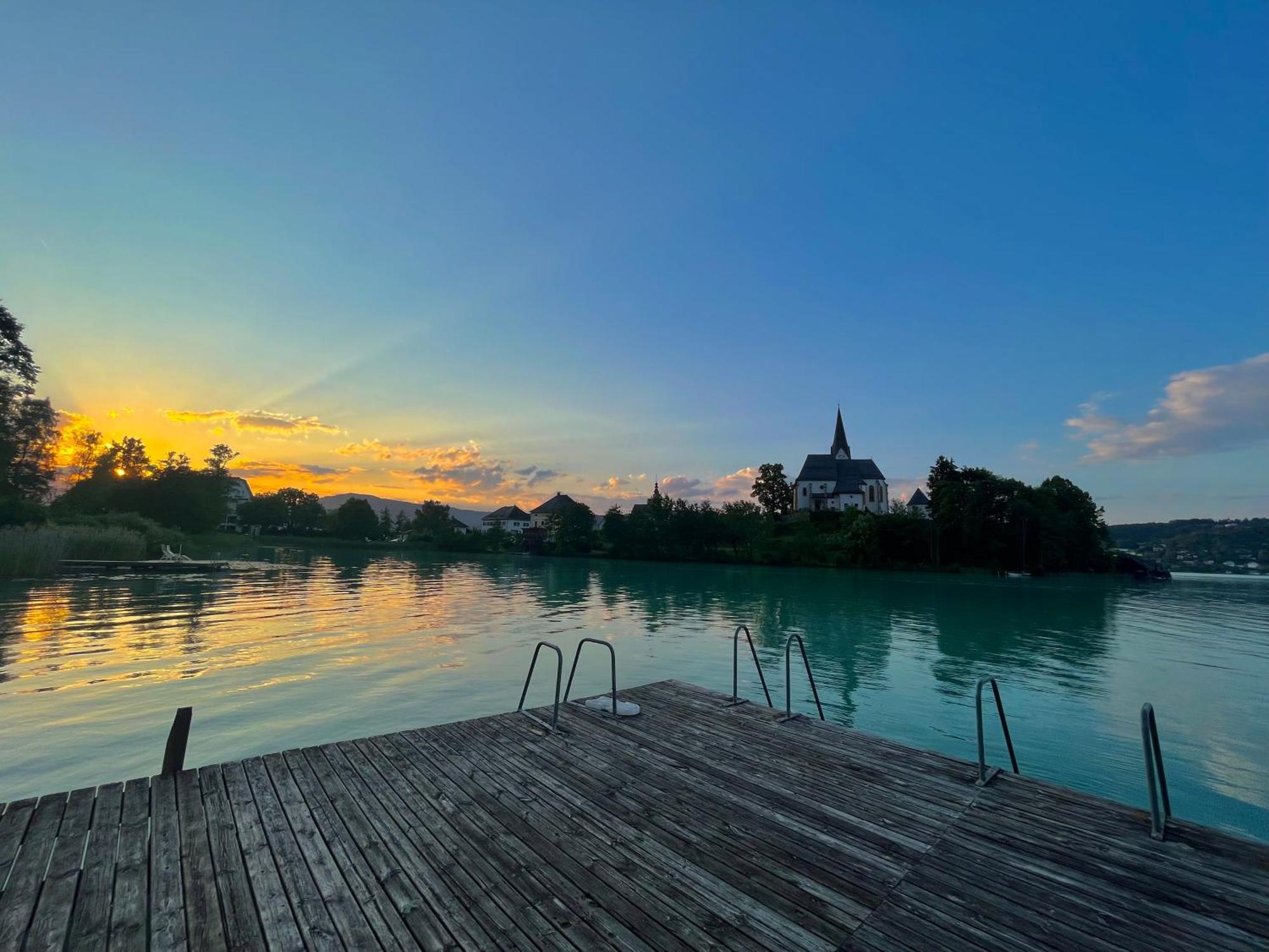 See-Residenz St. Anna - Mit Exklusivem Seezugang Maria Wörth Exteriör bild
